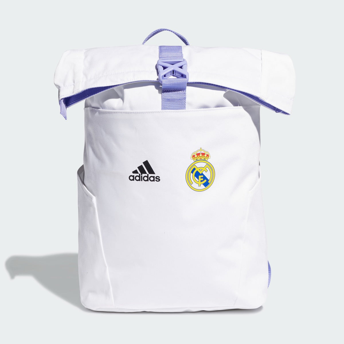 adidas 2022-23 Real Madrid Backpack - White-Purple (Front)