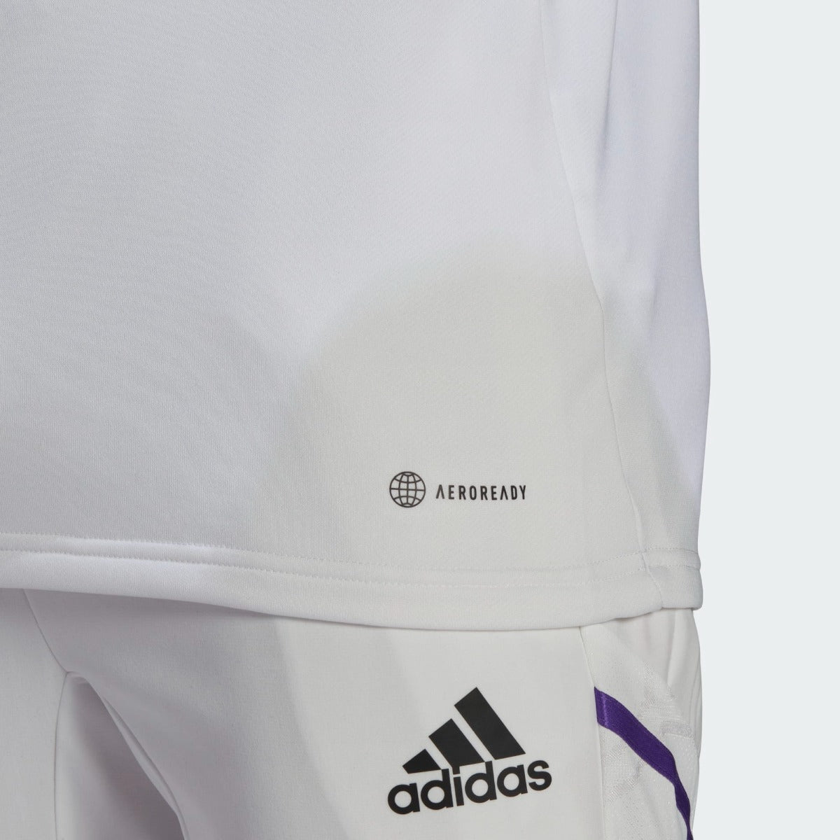 adidas 2022-23 Real Madrid Condivo 22 Training Top - White (Detail 2)