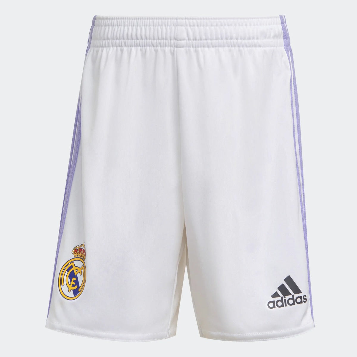 adidas 2022-23 Real Madrid Home Mini Kit - White (Shorts - Front)