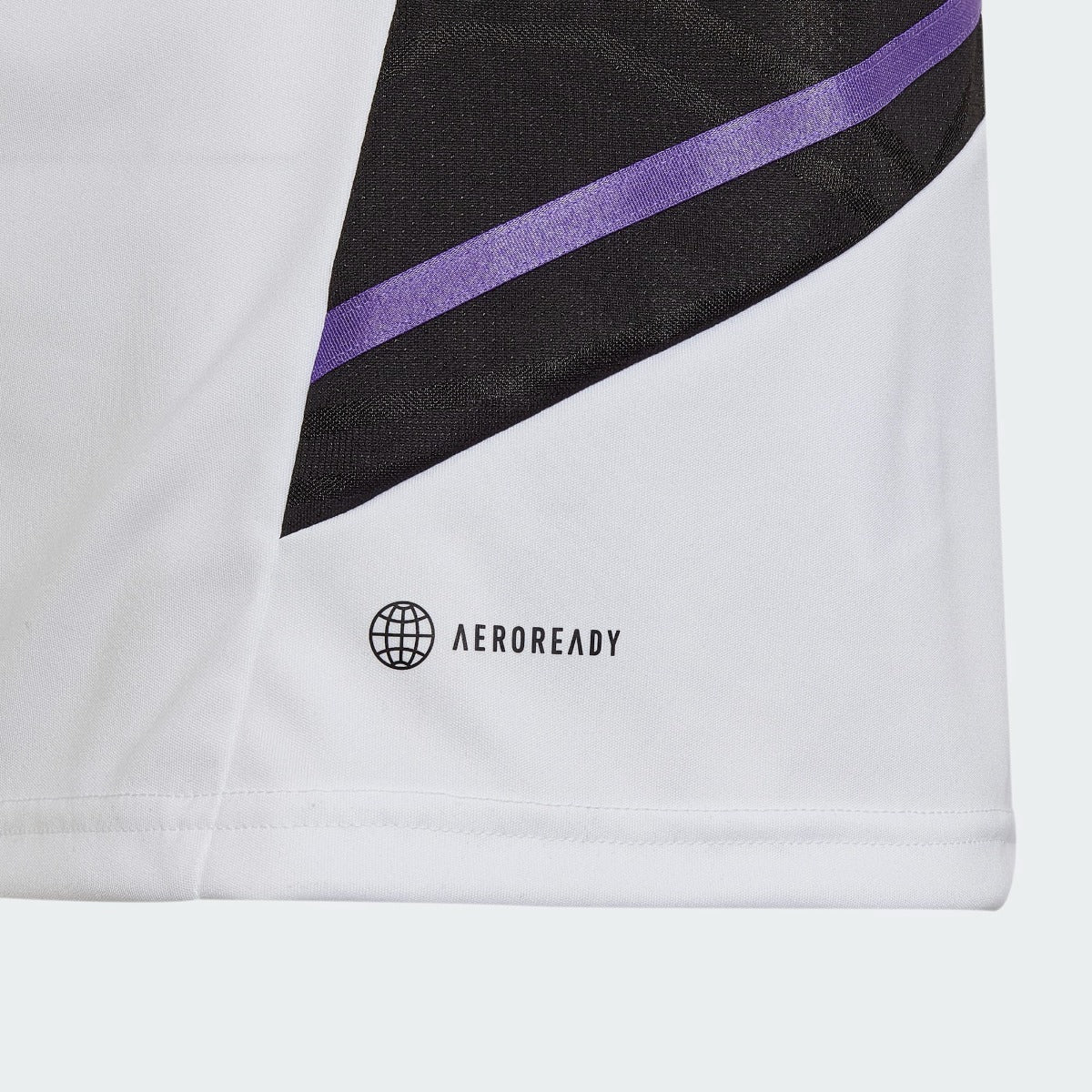 adidas 2022-23 Real Madrid Youth Training Jersey - White (Detail 3)