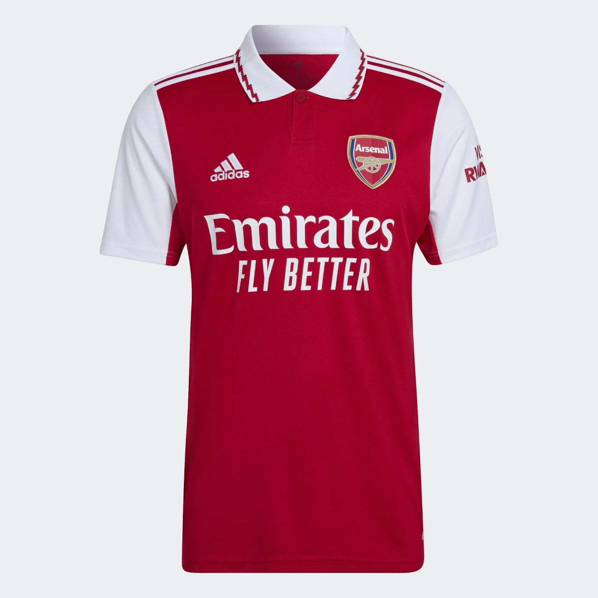 adidas 22-23 Arsenal FC Home Jersey - Scarlet-White (Front)
