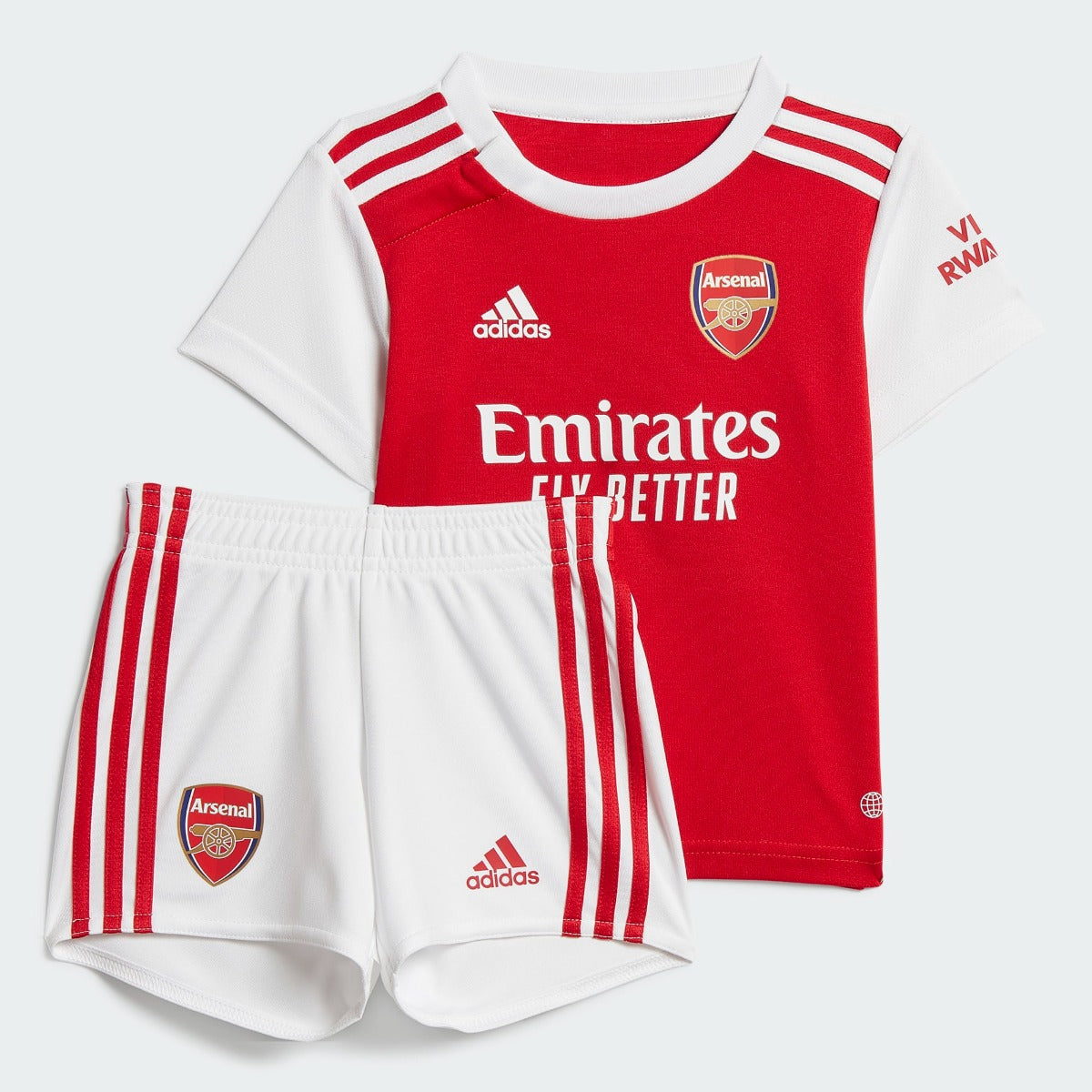adidas 22-23 Arsenal Home Baby Kit - Scarlet-White (Set)