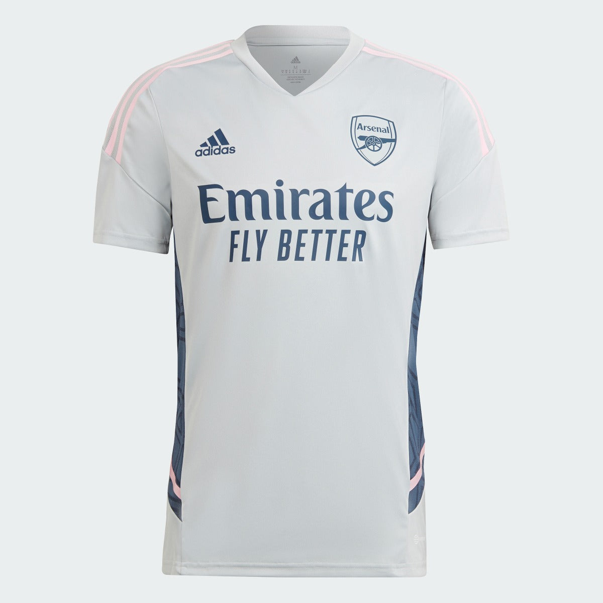 adidas 22-23 Arsenal Training Jersey - Onix (Front)