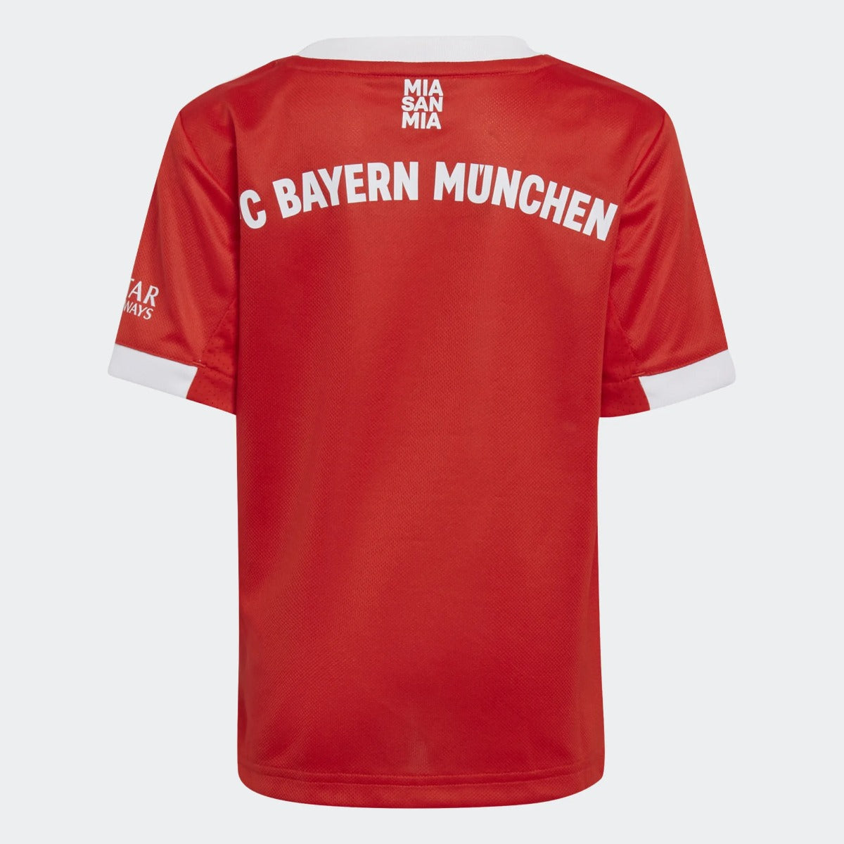 adidas 22-23 Bayern Munich Home Mini Kit - Red-White (Shirt - Back)