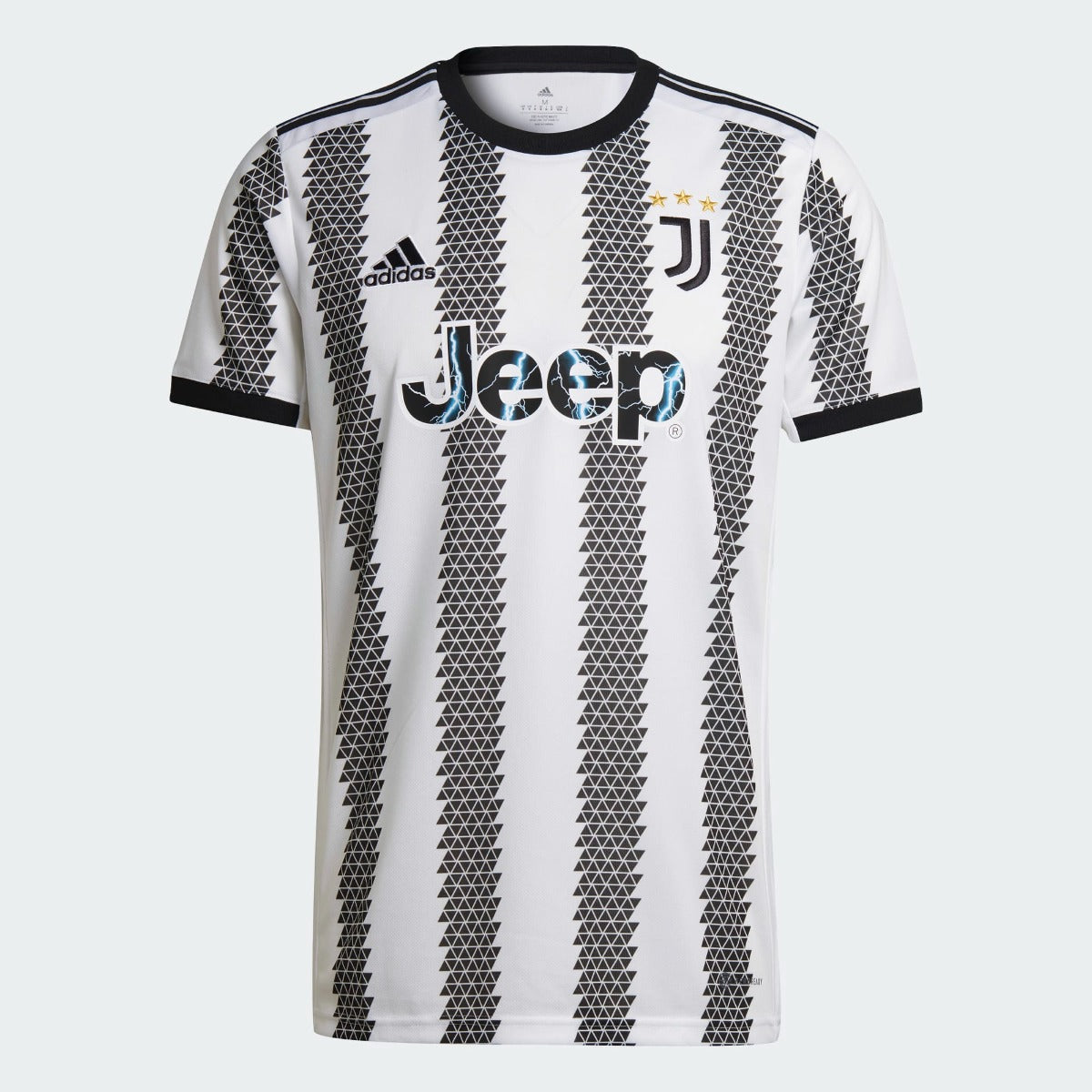adidas 22-23 Juventus Home Jersey - White-Black (Front)