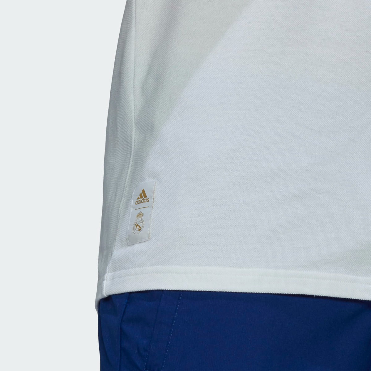 adidas 22-23 Real Madrid Polo Shirt - White (Detail 2)