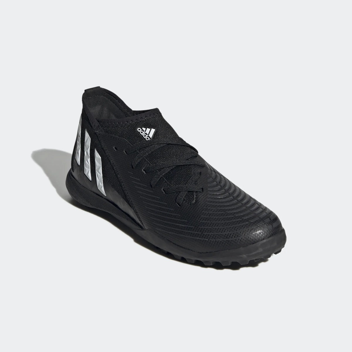 adidas Kids Predator Edge .3 Turf - Black-White (Diagonal 1)