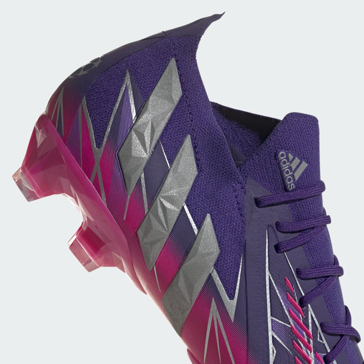 adidas Predator Edge .1 Low FG - Purple-Silver-Pink (Detail 3)
