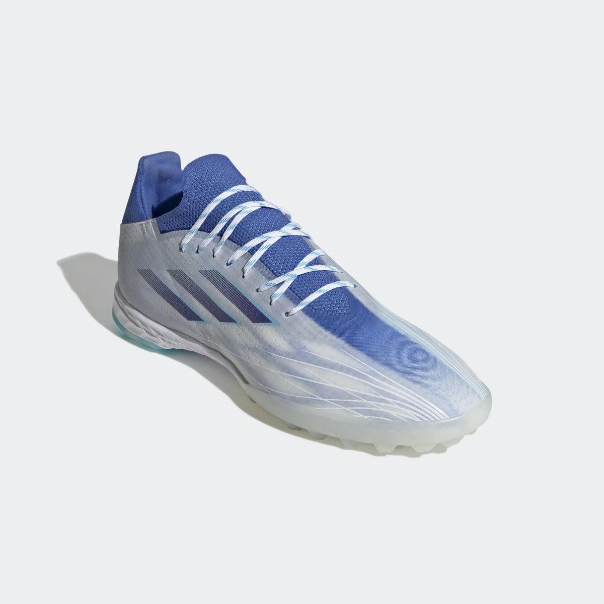 adidas X Speedflow .1 Turf - White-Blue (Diagonal 1)