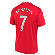 adidas 2022-23 Manchester United Youth Home Jersey - Red-White