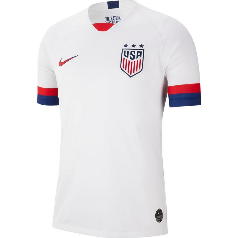 Nike USA 2019-20 Women's WC (Men's Cut) Home Jersey - White