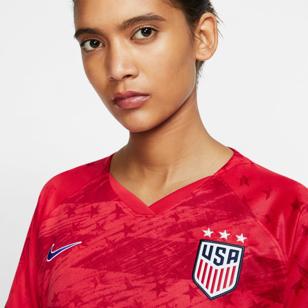 Nike USA 2019-20 Women's WC Away Jersey - Red