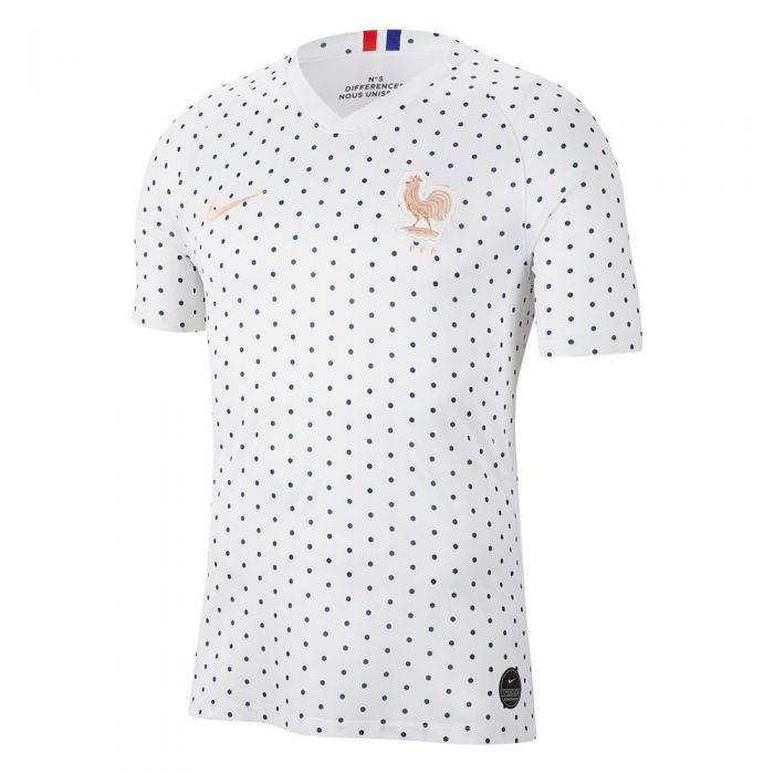 Nike France 2019-20 WC YOUTH Away Jersey - White