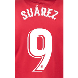 Atletico Madrid 2020/21 Home Suarez #9 Jersey Name Set