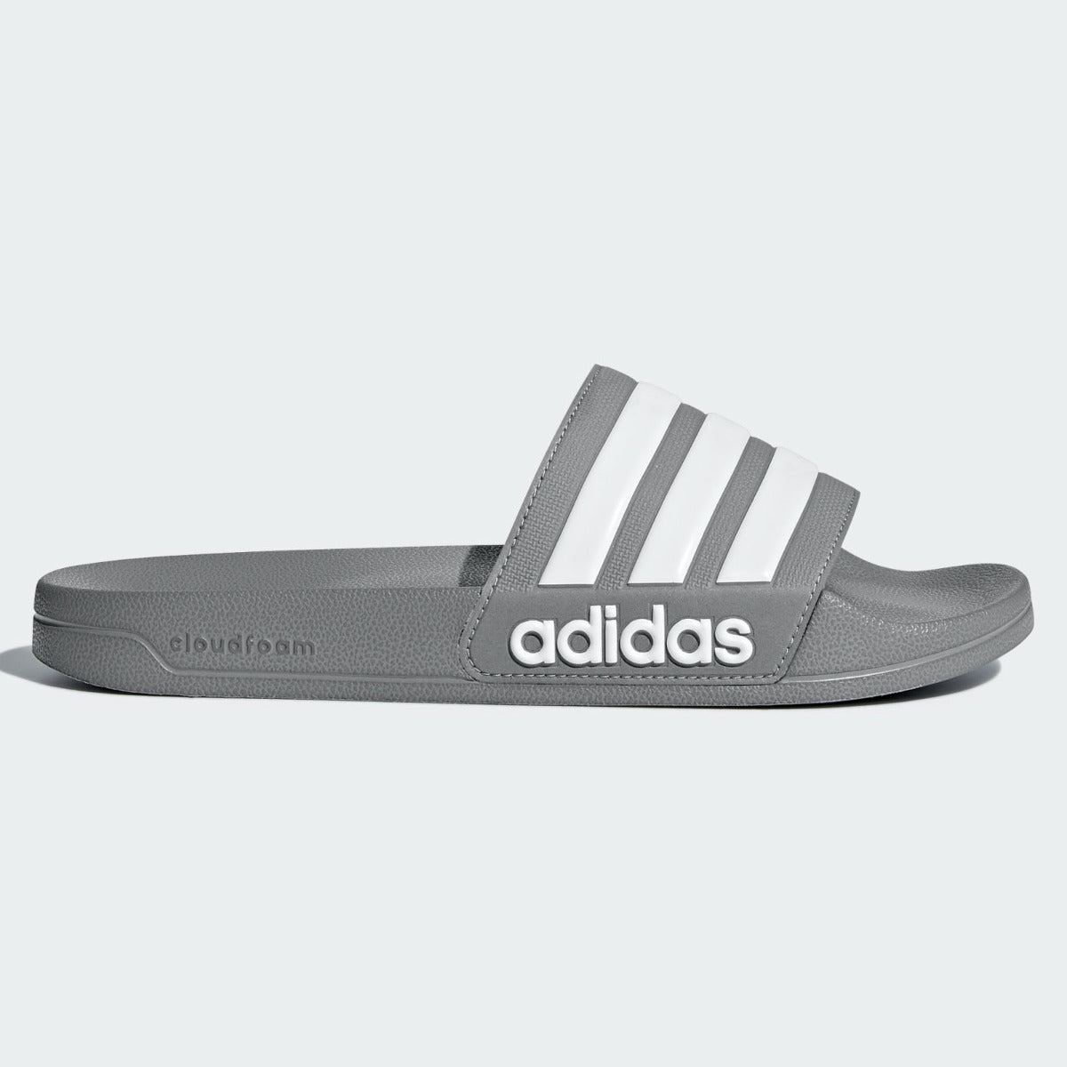Adidas Adilette Shower Sandal - Grey-White (Side 1)