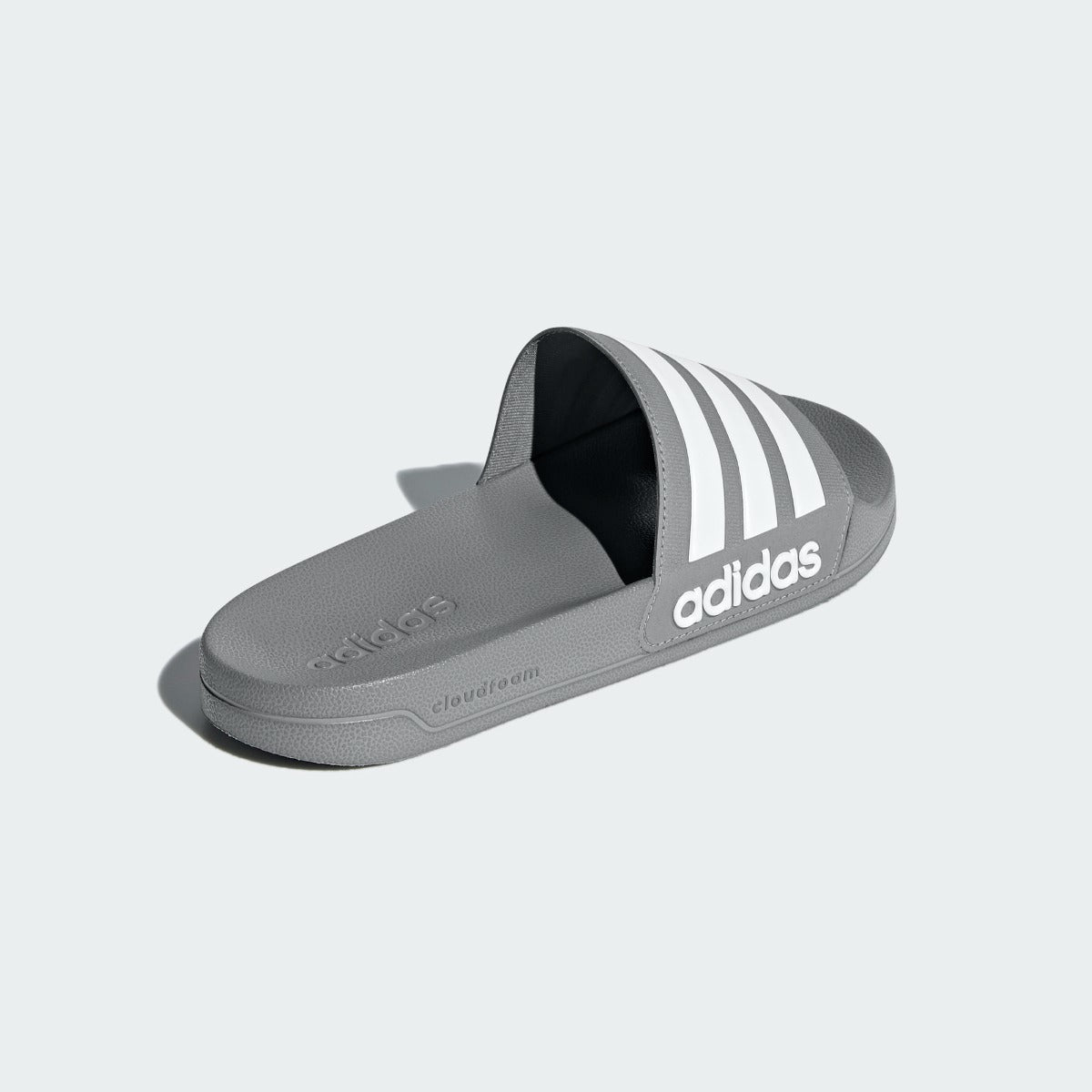 Adidas Adilette Shower Sandal - Grey-White (Diagonal 2)