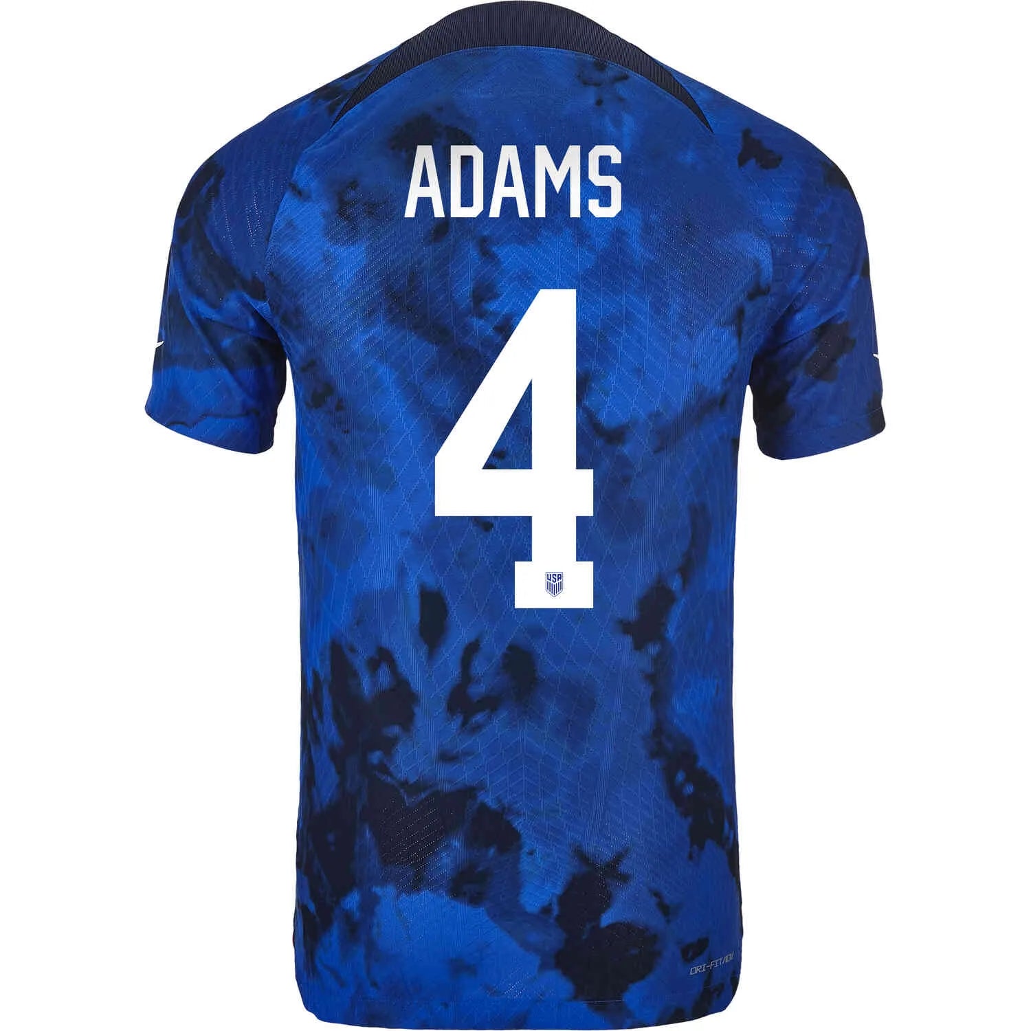 Nike 2022-23 USA Away Vapor Match Authentic Jersey Bright Blue