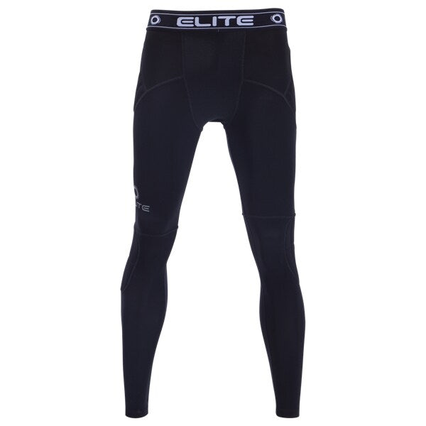 Elite Sport Padded Compression Leggings - Black
