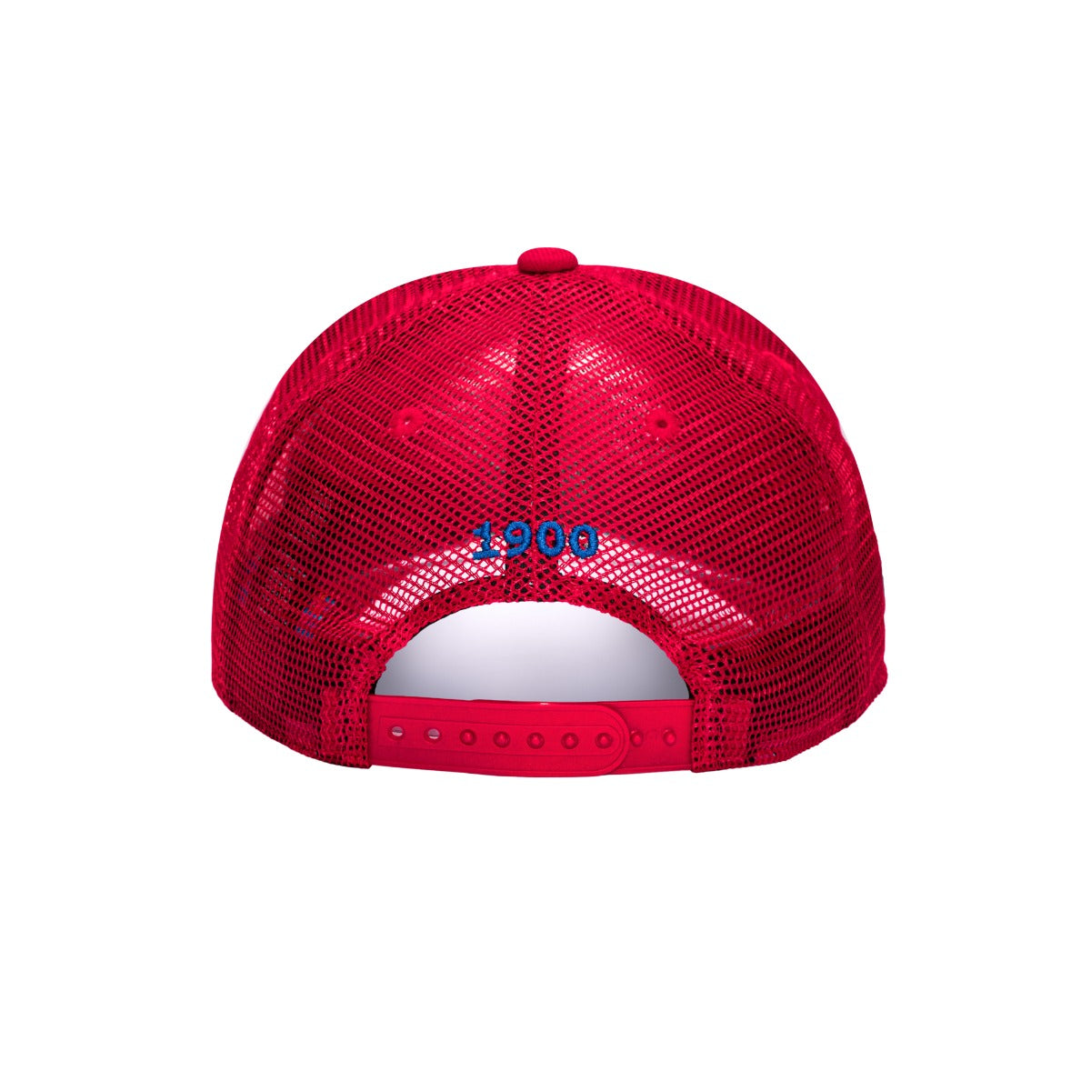 F.I Collection Bayern Munich Script Stop Trucker Hat - Red-White (Back)