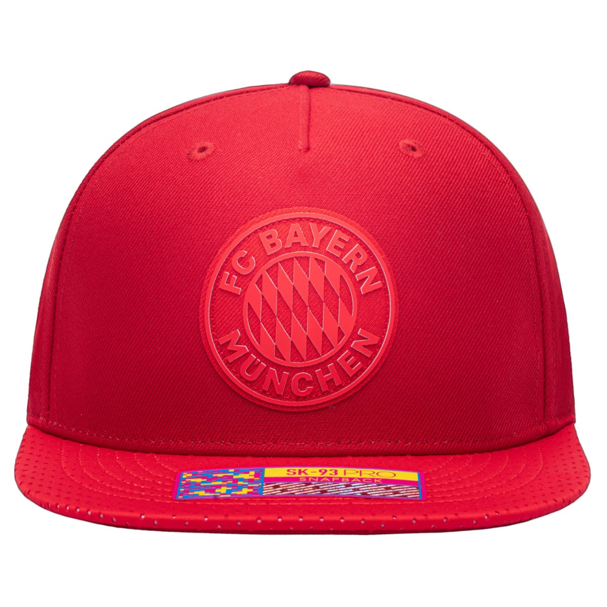 FI Collection Bayern Munich Elite Snapback Hat - Red (Front)