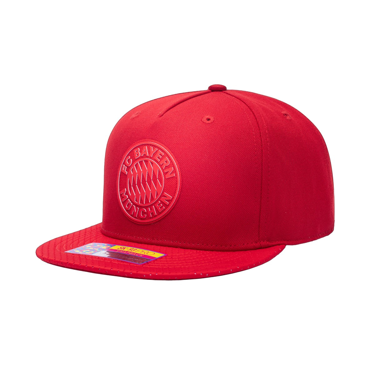 FI Collection Bayern Munich Elite Snapback Hat - Red (Diagonal 1)