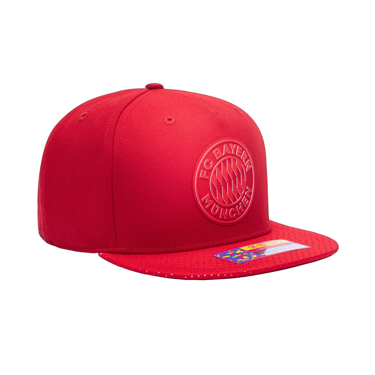 FI Collection Bayern Munich Elite Snapback Hat - Red (Diagonal 2)