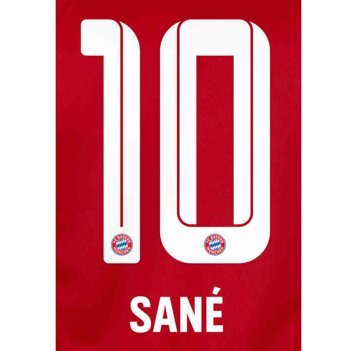 Bayern Munich 2021/22 Home Sane #10 Jersey Name Set (Main)