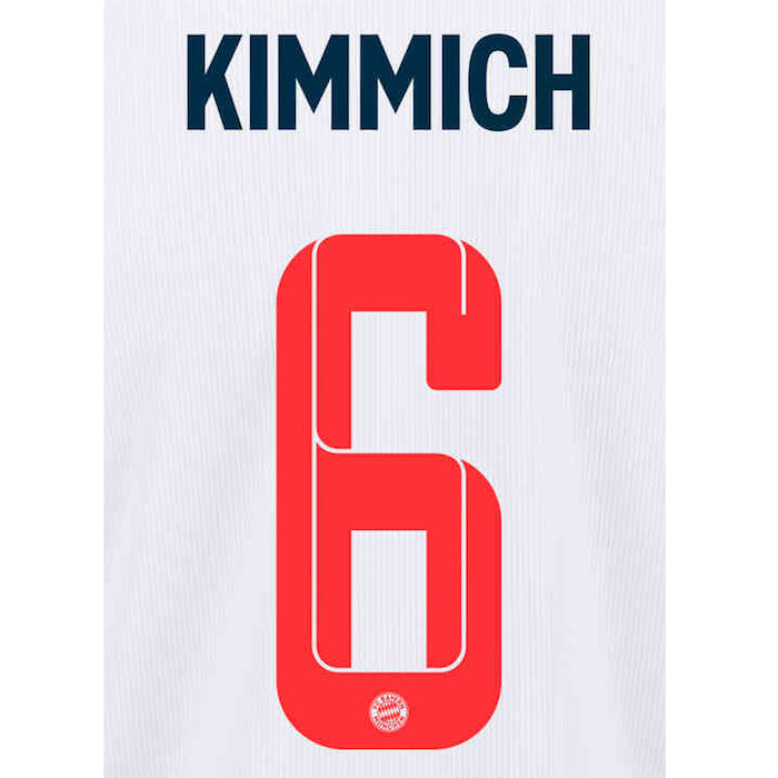Bayern Munich 2021/22 Third Kimmich #6 Jersey Name Set (Main)