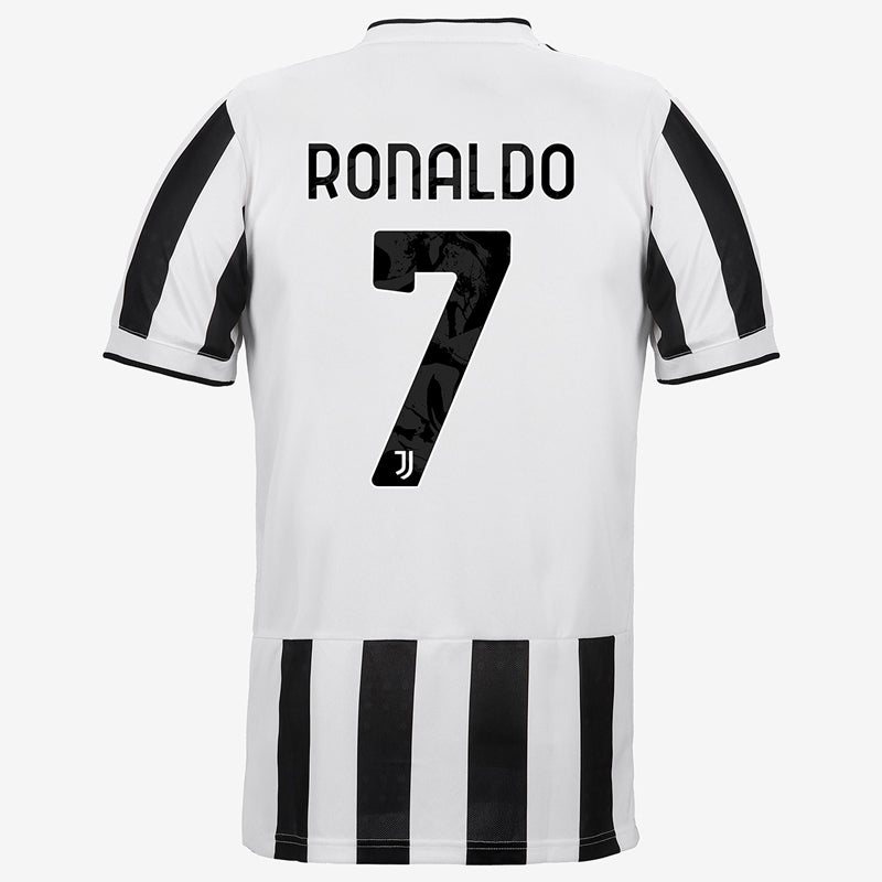 Adidas 2021-22 Juventus Youth Home Jersey - White-Black