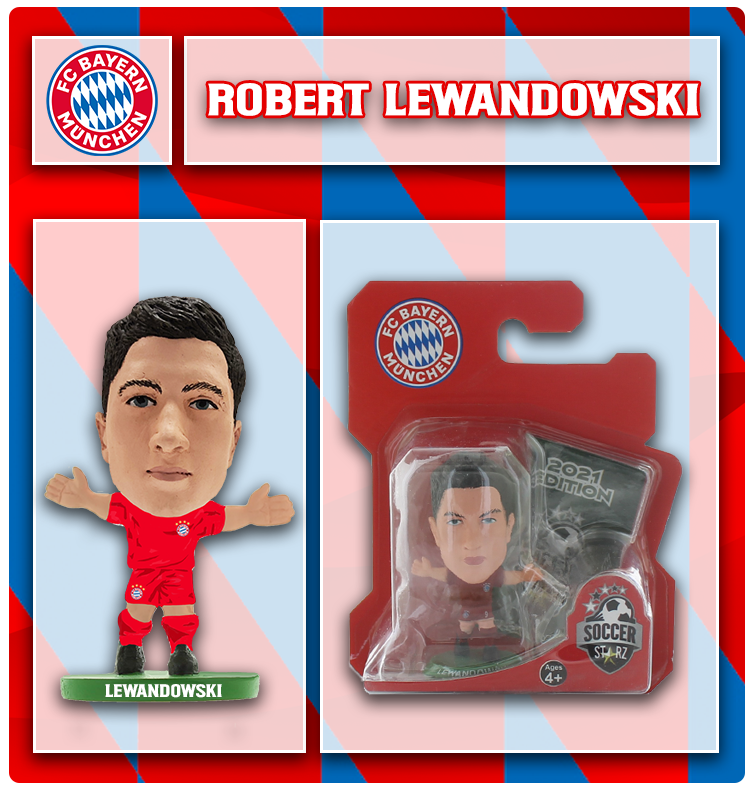Soccer Starz Bayern Munich Lewandowski Figurine (Package)
