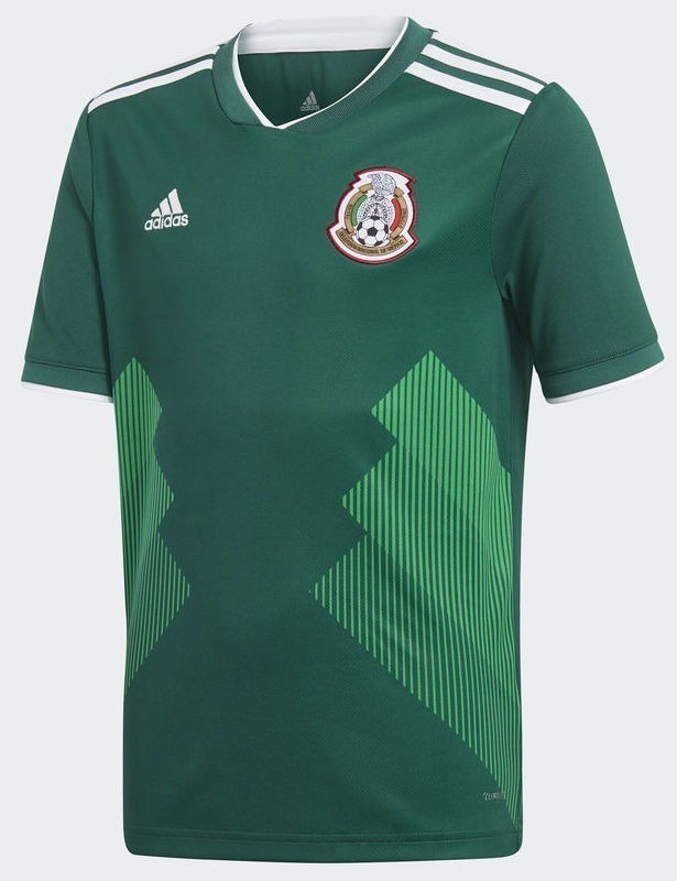 adidas Mexico 2018-2019 Youth Home Jersey