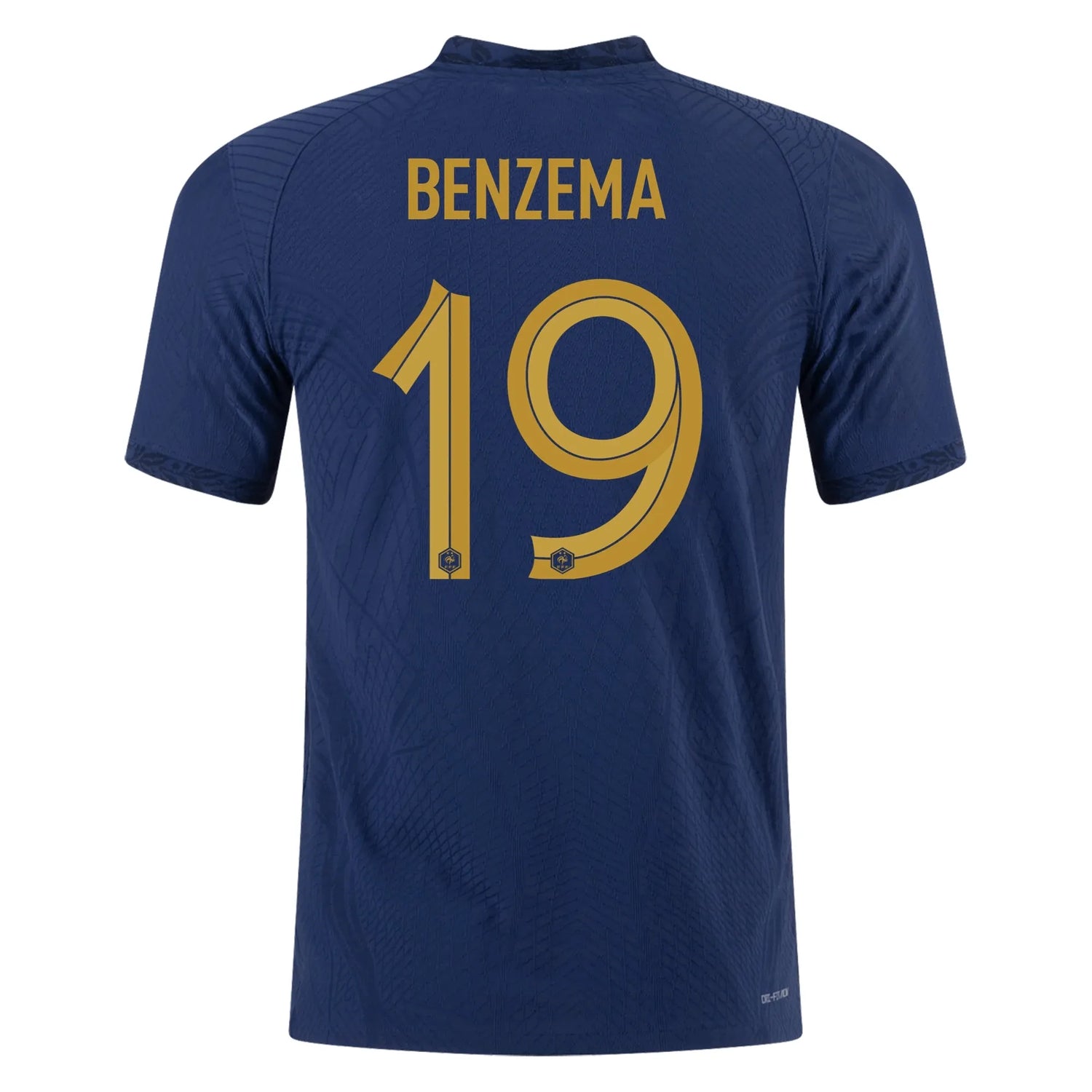 Nike 2022-23 France Home Vapor Match Authentic Jersey Navy-Gold