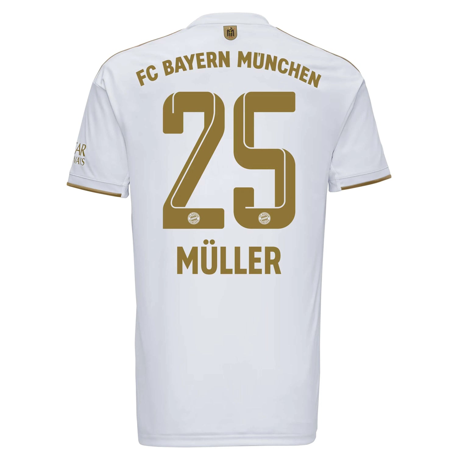 adidas 2022-23 Bayern Munich Youth Away Jersey - White-Gold
