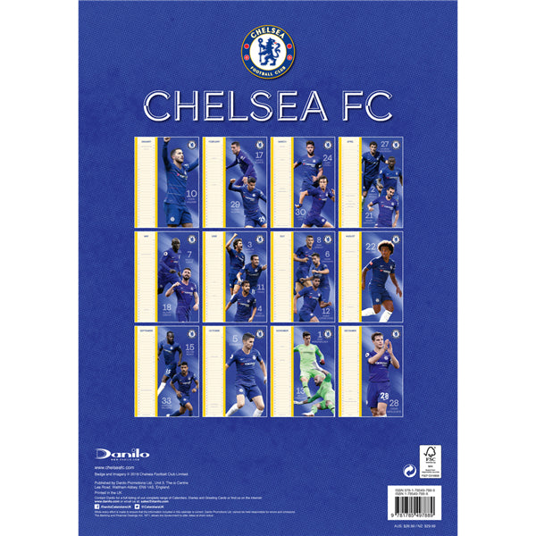 Chelsea FC 2019 Official Calendar