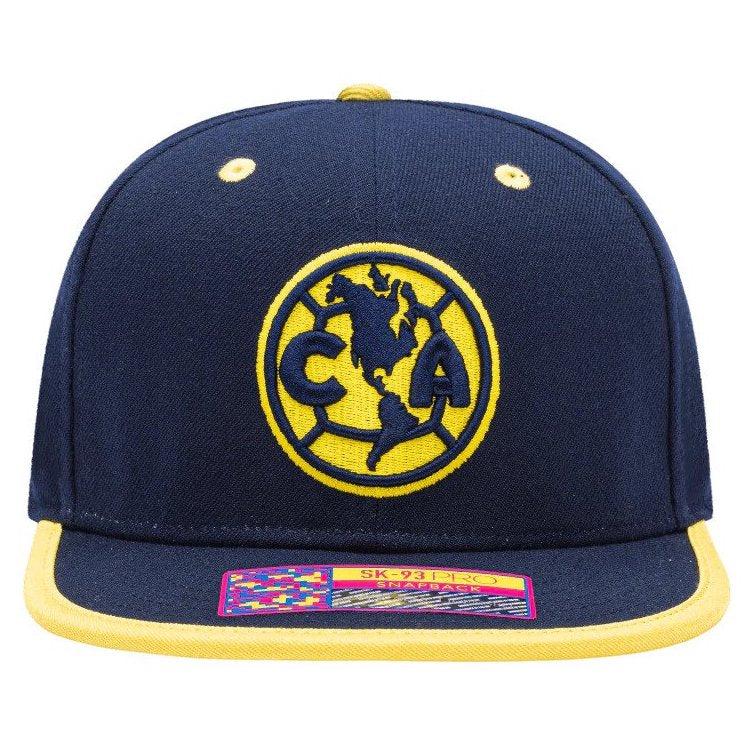 Fi Collection Club America Tape Snapback Hat - Navy (Front)