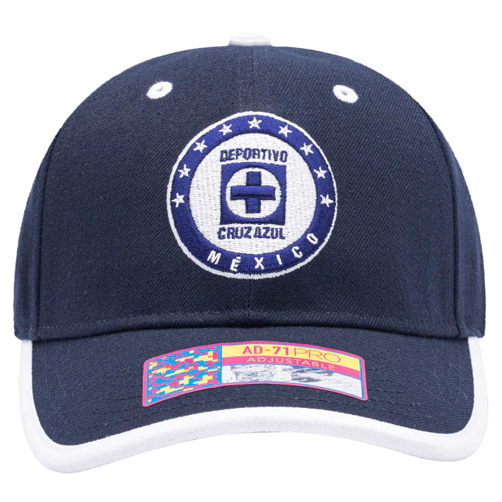 Fi Collection Cruz Azul Tape Adjustable Hat - Navy (Front)