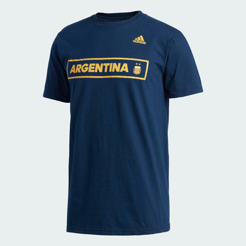 adidas Argentina Scoreboard Tee- Navy
