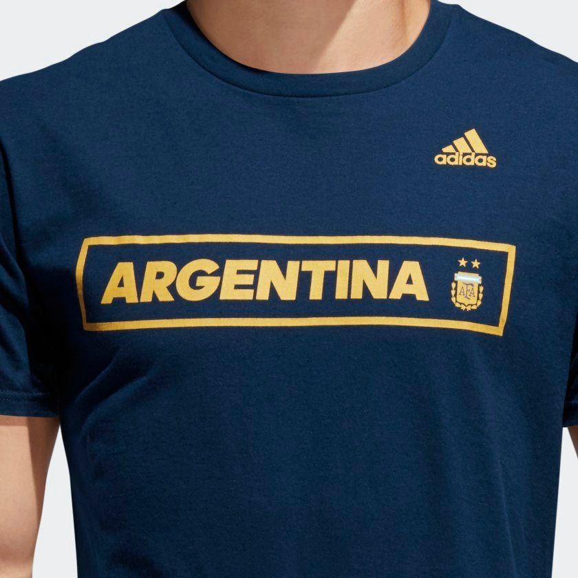 adidas Argentina Scoreboard Tee- Navy