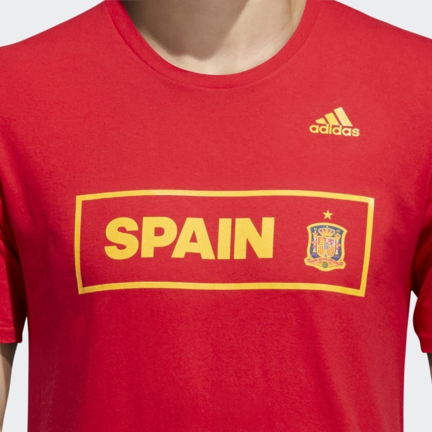 adidas Spain Scoreboard Tee - Red