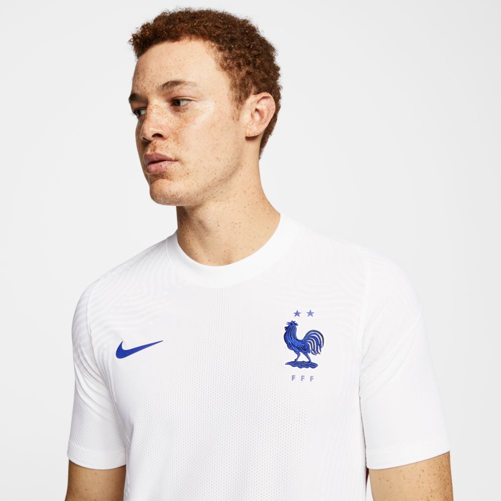 Nike 2020-21 France Authentic Vapor Match Away Jersey - White