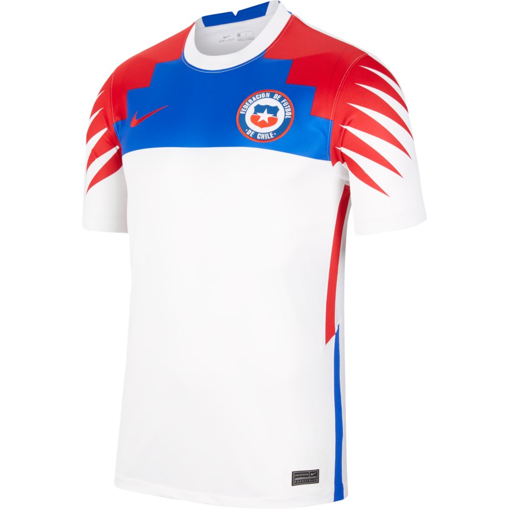 Nike 2020-21 Chile Away Jersey - White-Blue-Red