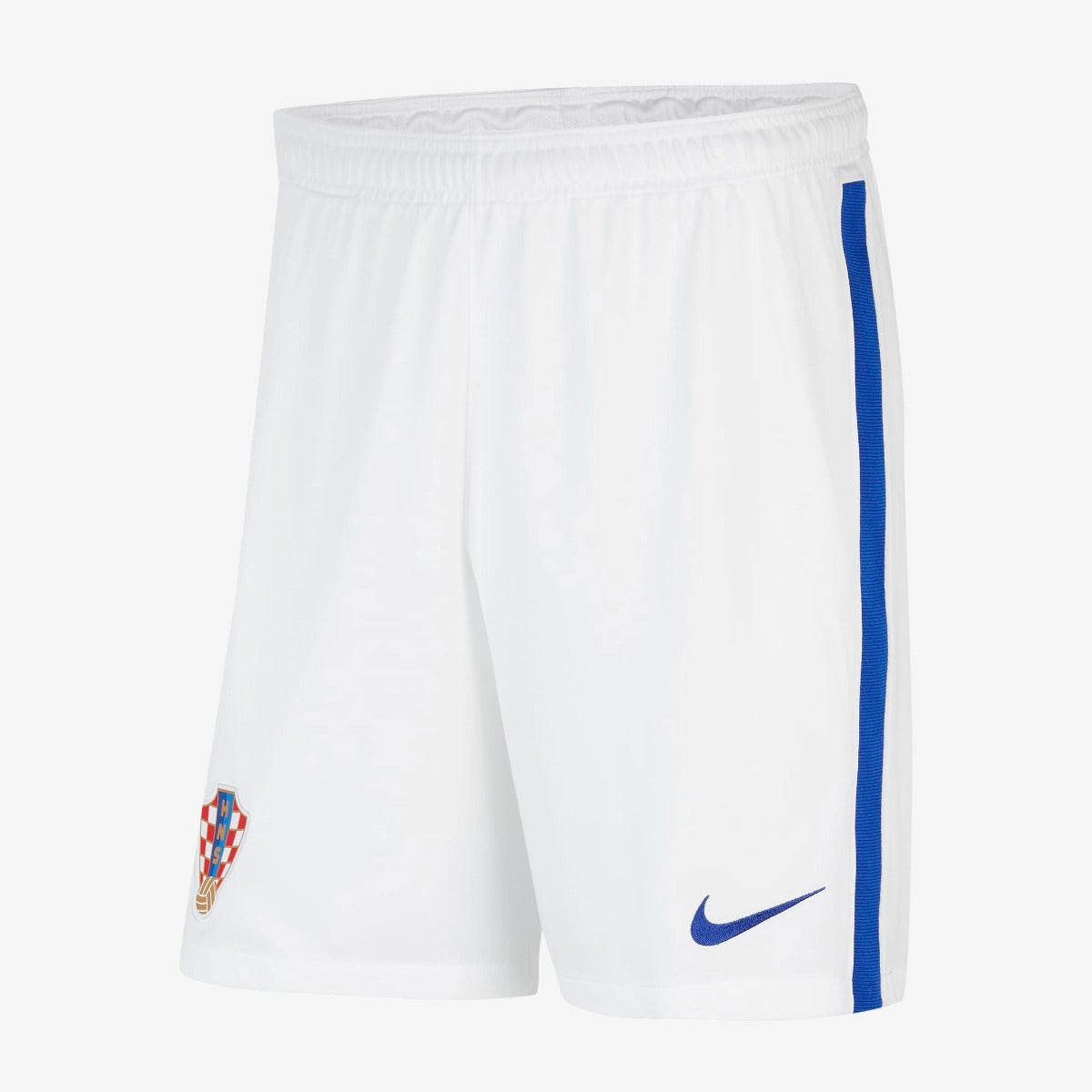 Nike 2020-21 Croatia Stadium Home Shorts - White-Blue