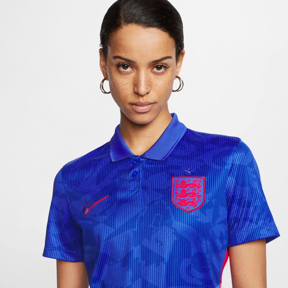 Nike 2020-21 England WOMENS Away Jersey - Blue-Red