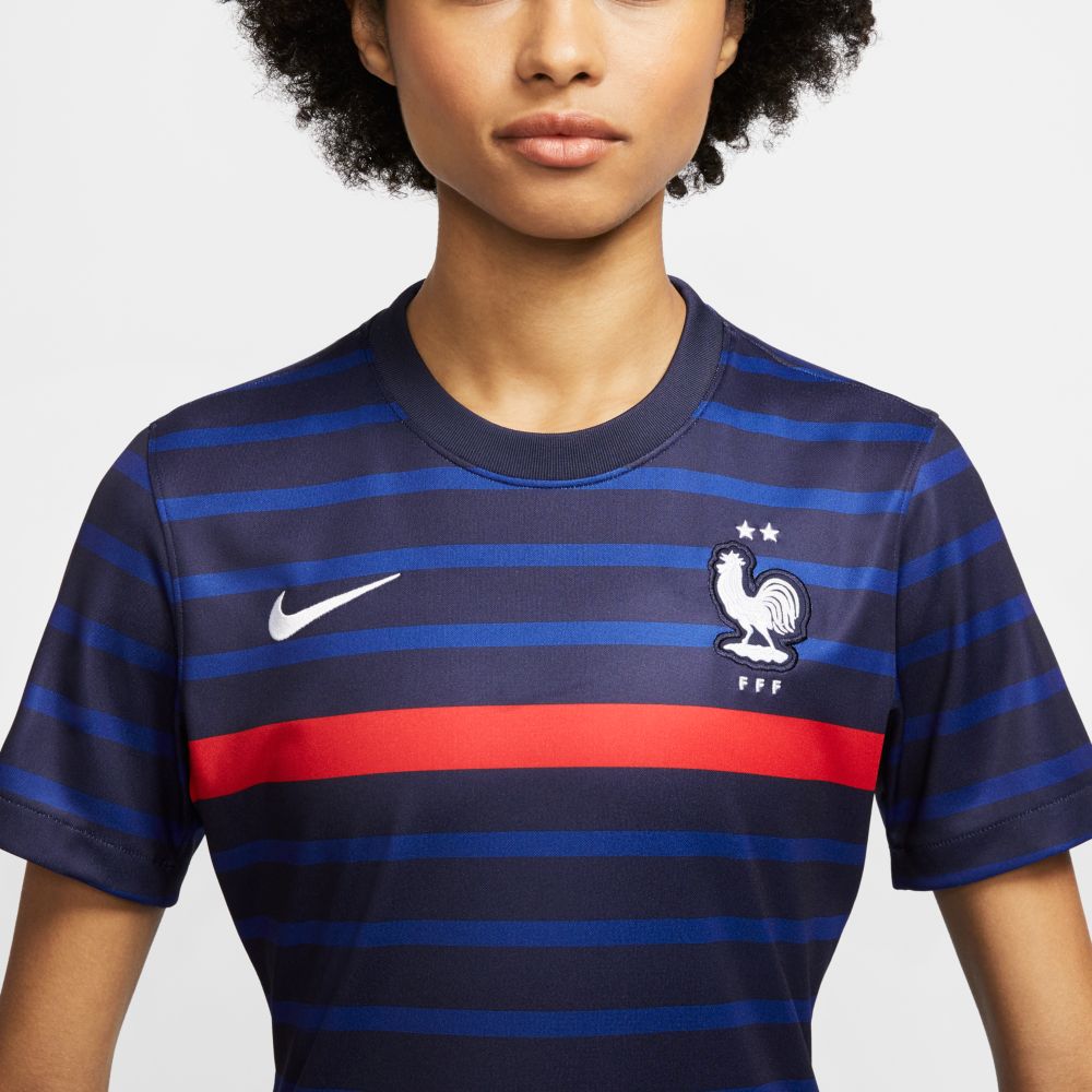 dauw Toerist Opa Nike 2020-21 France WOMENS Home Jersey - Blue-Red