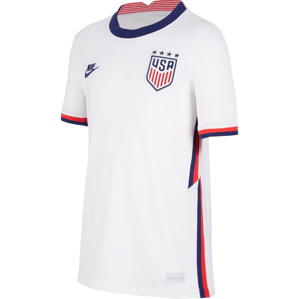 Nike 2020-21 USA Womens YOUTH Home Jersey - White