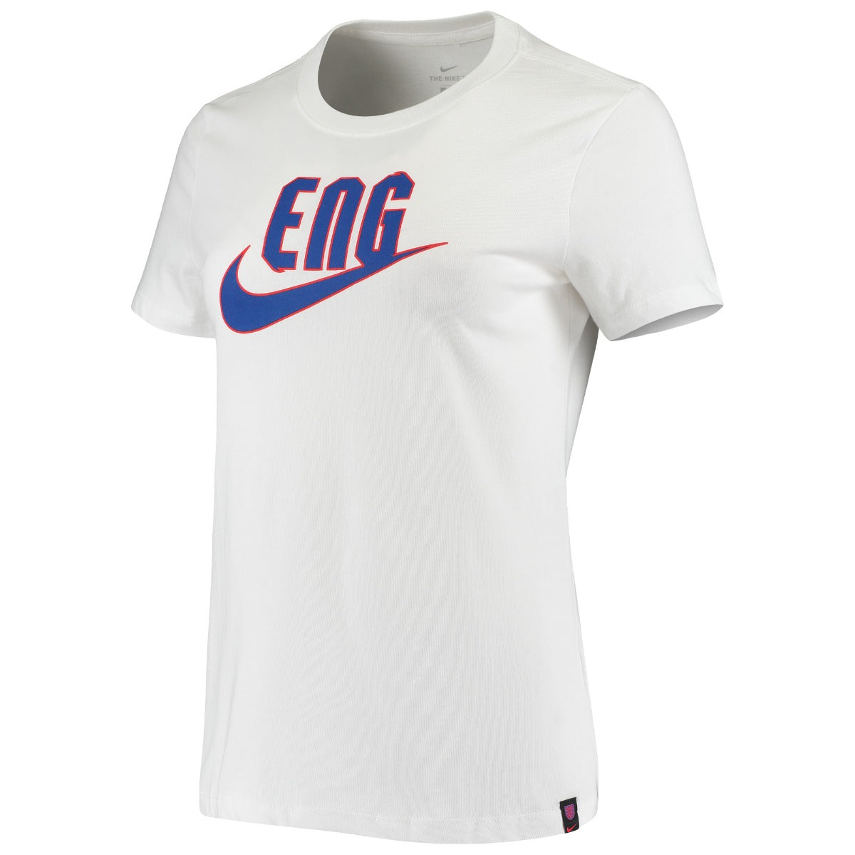 Nike 2020-21 England Women Training Ground Tee - White-Blue-Red