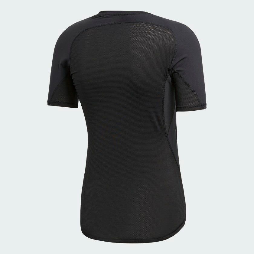adidas Alphaskin  SS Compression Shirt-Black