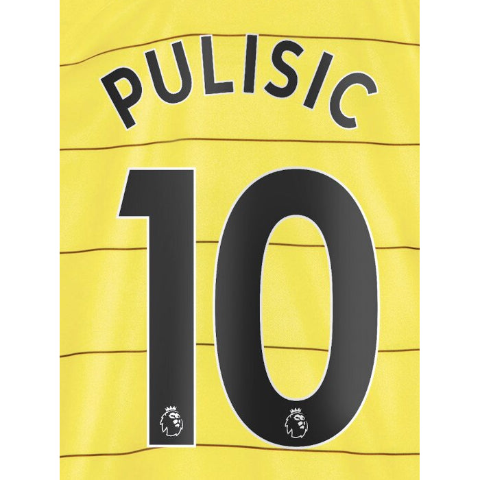 Chelsea 2021/22 Away Pulisic #10 Jersey  Name Set Black (Main)