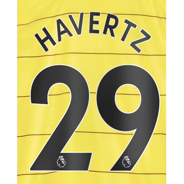 Chelsea 2021/22 Havertz #29 Jersey Name Set Black (Main)