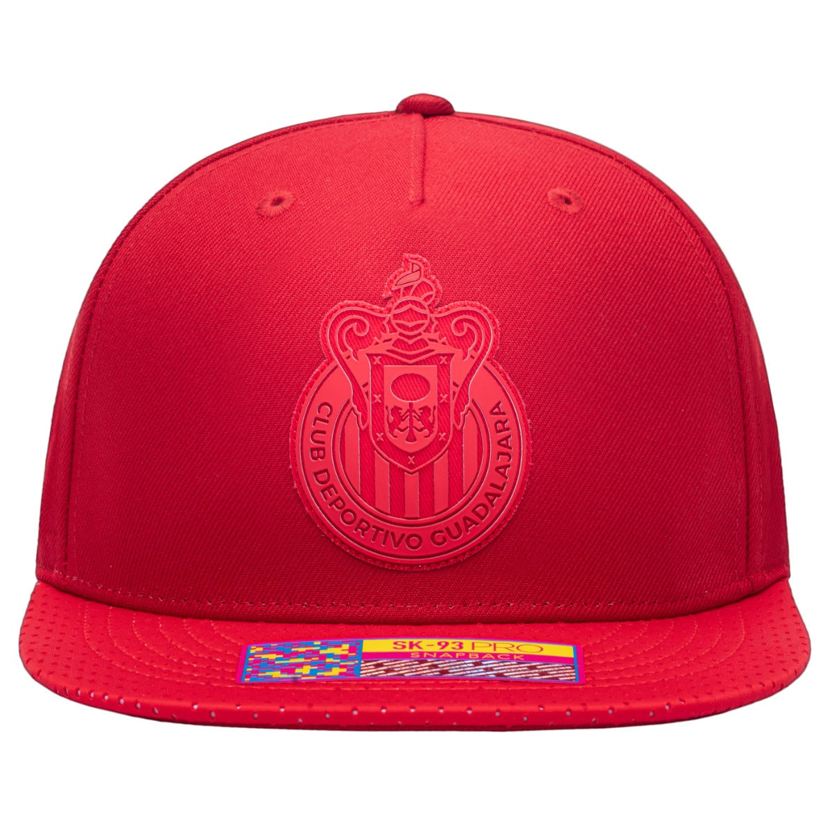 FI Collection Chivas Elite Snapback Hat - Red (Front)